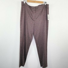 Nine West Womens Slacks Dress Pants Size 14 Houndstooth Career Office NWT Ankle