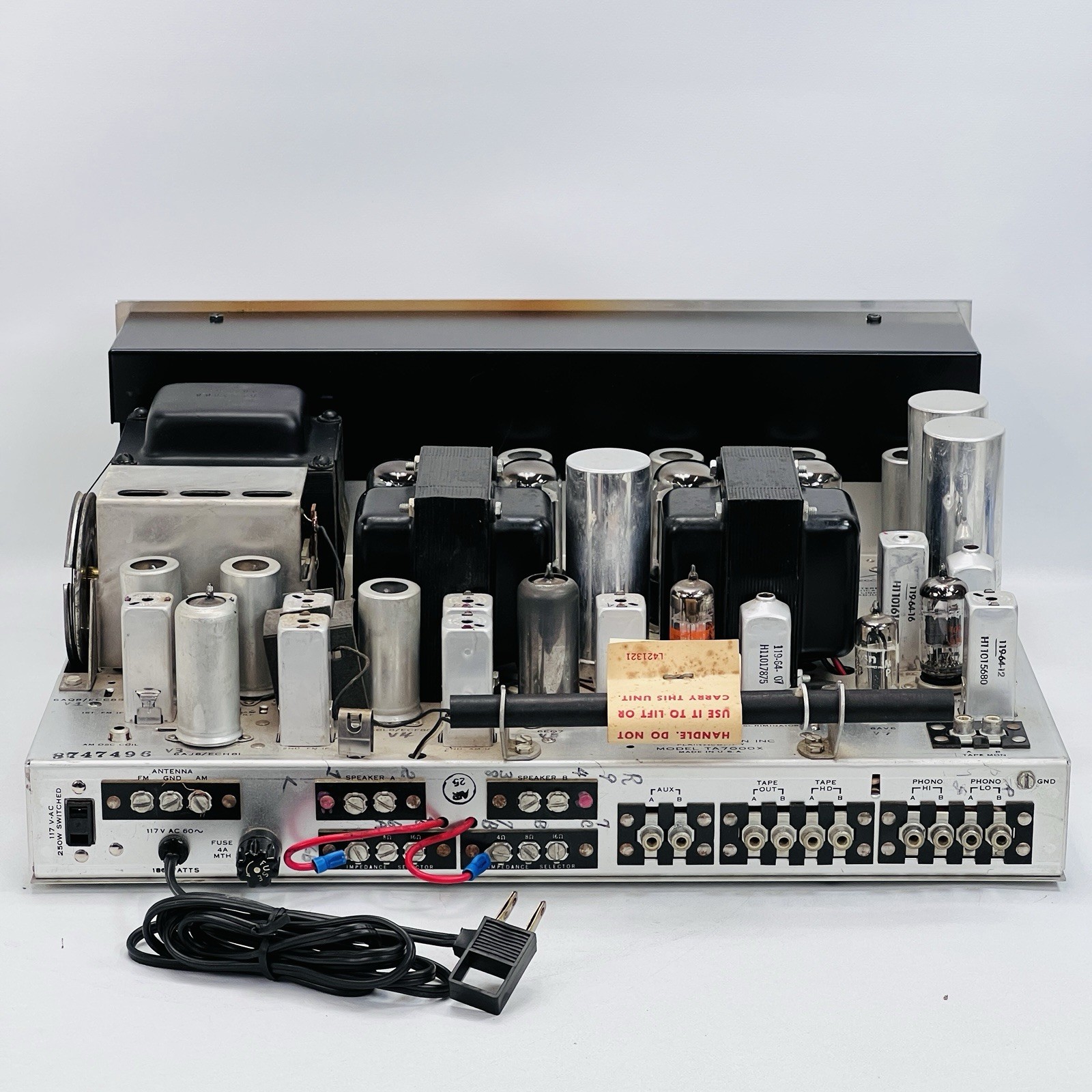 VTG RARE Harman Kardon TA-7000X Tube Stereo Receiver 70W – WORKS!