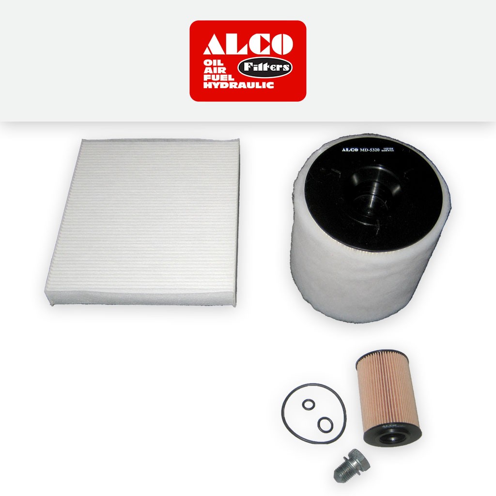 SERVICE KIT for SKODA ROOMSTER 5J 1.6 TDI ALCO OIL AIR CABIN FILTERS (2010-2014)