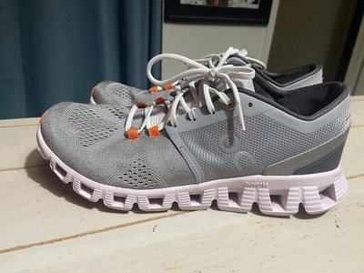 On Cloud Women's Running Shoes Size W8 Gray Pink Swiss Engineering Sneakers