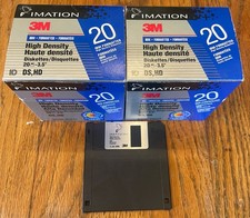 3M High Density 3.5" Diskettes 42 Total Of IBM Formatted DS HD Floppy Disks