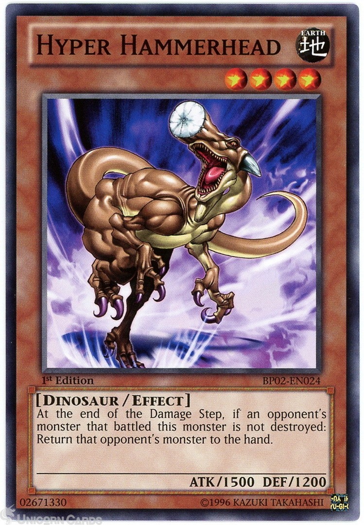 BP02-EN024 Hyper Hammerhead : Mosaic Rare 1st Edition Mint YuGiOh Card