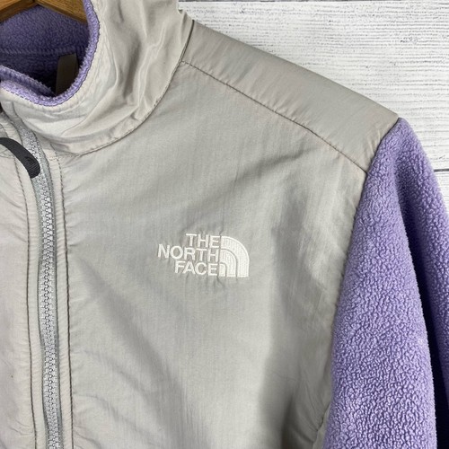 The North Face Girls size Large Full Zip Polartec Purple Zip Up Fleece Jacket - Picture 3 of 11