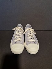 ZAPATOS TENIS DEPORTIVOS CONVERSE ALL STAR DE CAÑA BAJA PARA MUJER LAVANDA PÚRPURA CLARO 9