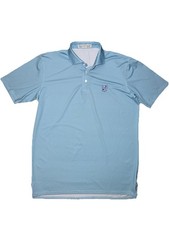 Holderness Bourne The Patton Laguna Polo Shirt Men s Size L Blue Golf