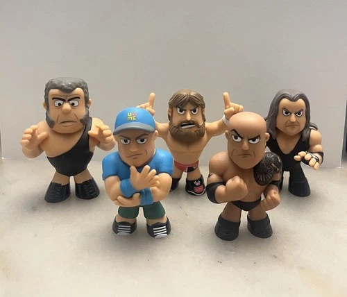 Wwe Mystery Minis Series 1 Lot RARE John Cena Undertaker Rock Andre Daniel Bryan
