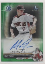 2017 Bowman Draft Chrome Pick Green Refractor 64/99 Matt Tabor #CDA-MT Auto 0l1
