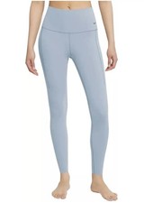 Nike Zenvy High-Waisted 7/8 Leggings Women's S Light Blue Free Shipping NWT 100