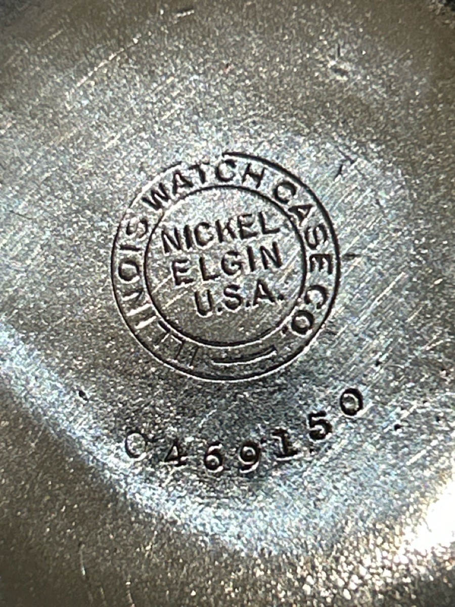 Illinois Watch Case Co. Nickel Pocket Watch Case 2.25