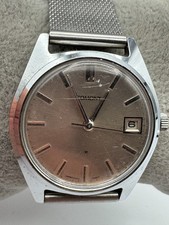 Vintage Men's Seiko TOMONY 5000-7000 Mechanical Silver Tone Mesh Band Date Watch