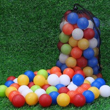 240 Pack Practice Golf Balls 42mm Plastic 60/120/240 with Drawstring Bag
