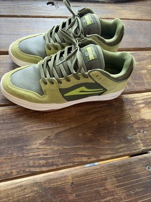 Lakai Telford Low MS1230262B00 Mens Green Skate Inspired Sneakers Shoes