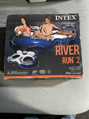 Intex River Run 2 Inflatable Double Tube Lounge #58837EP New In Box