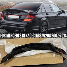 Heckspoiler Spoilerlippe Glanz Schwarz Für MERCEDES C Klasse W204 2008 2009-2014