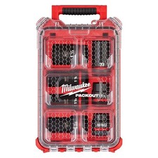-For Milwaukee 49-66-7840 SHOCKWAVE Impact Drive 7PC MM / SAE Socket PACKOUT set