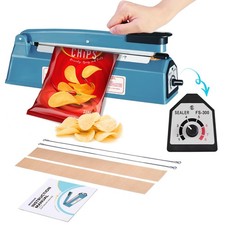 12 Inch Manual Impulse Heat Sealer Machine For Plastic PE PP Bag Sealing
