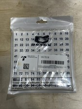 50 Sheets 1 to 100 Vinyl Consecutive Number Stickers Small round Labels Inventor