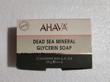 Ahava Dead Sea Mineral Salt Soap Cleansing Bar 100 gr 1 Bar Restore Natural PH