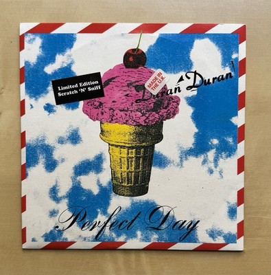 Duran Duran Perfect Day 7  Perfect Day UK Limited Edition Scratch  N  Sniff