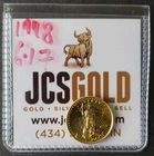 1998 $5 1/10oz Gold American Eagle