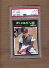 1971  TOPPS  RAY  FOSSE  #  125     PSA  4.5
