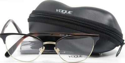 Vogue VO 4088 997 Brown / Gold Metal Eyeglasses Glasses Frame 50-18-140 NEW