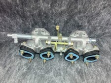 Datsunroadster2000 Solex Intake Manifoldlinkages Twin Mikuni Weber