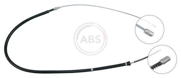 A.B.S. Bremsseil Seilzug Feststellbremse K18406 FüR Skoda Seat VW Polo Ibiza 6Y5-image
