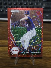 2021 Panini Prizm Draft Picks #PDP19 Gunnar Hoglund Red Wave Prizm