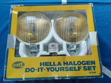 Hella Chrom Yellow Fog Light Fog Lamps Vw Kafer Bus Porsche Mercedes