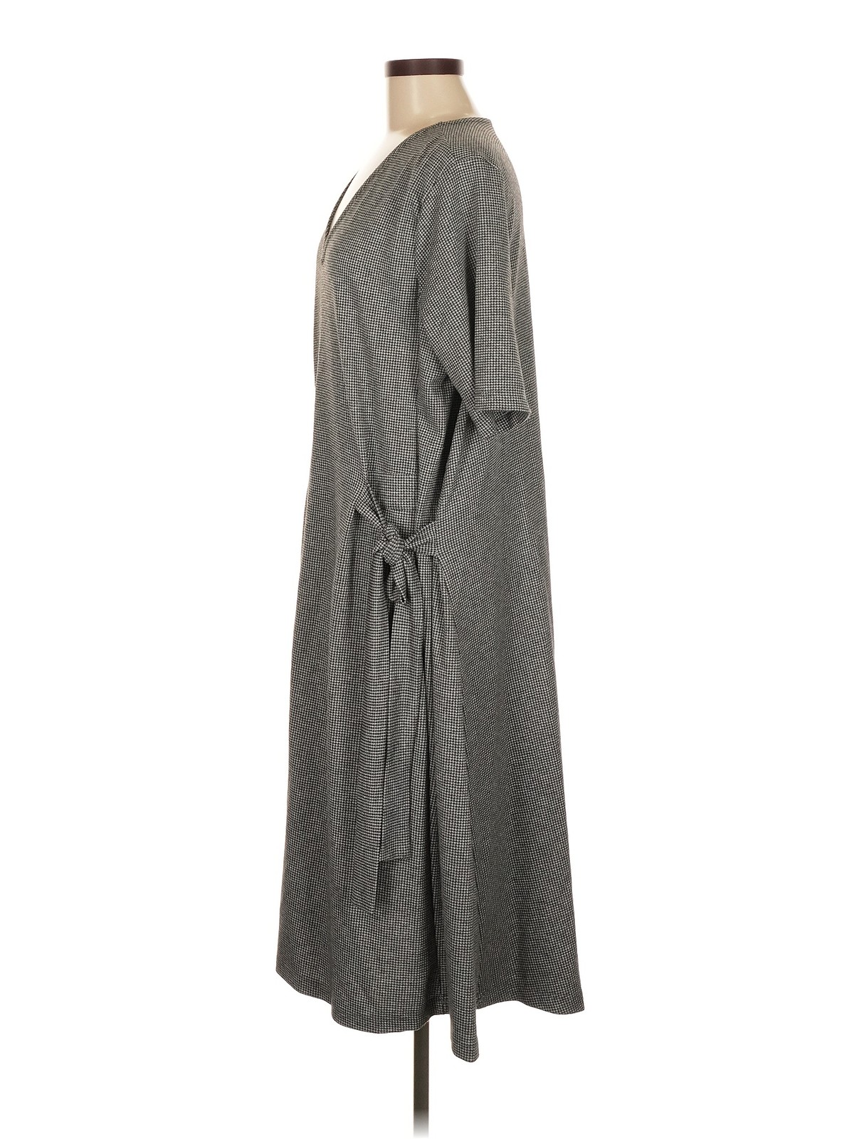 Trafaluc by Zara Women Gray Casual Dress M thumbnail 4