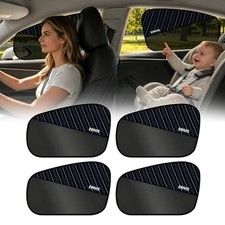 4PCS Car Window Shades Universal for Most Vehicles, 4 Pcs Side Window Shades