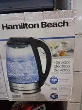 Hamilton Beach 40930 1L Electric Glass Kettle - Black