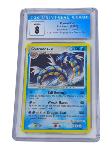 Gyarados 19/100 Stormfront Cosmic Holo CGC 8 NM/Mint 7127