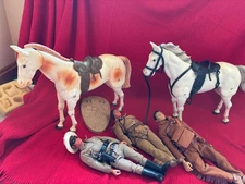 Vintage Lone Ranger Dolls & Horses Lot