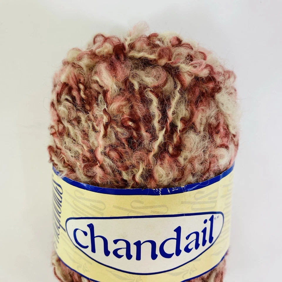 Reynolds Chandail Yarn 80% Wool 20% Acrylic Color #1440 Rose Quartz Bulky France - Image 3 of 4