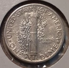 1945-S Mercury Dime 10c San Francisco Mint 90% Silver (#104y-4687/30) Large S