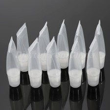 Tubo de plástico vacío de 8 ml/15 ml brillo labial bálsamo contenedor cosmético transparente botella