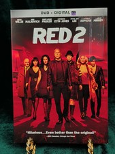 RED 2 2013 Widescreen DVD VG  Bruce Willis Free Shipping Action Comedy