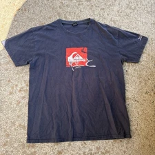 Vintage Quicksilver Shirt Surf Skate Stussy Hurley  Made In Mexico Y2K Size Lg.