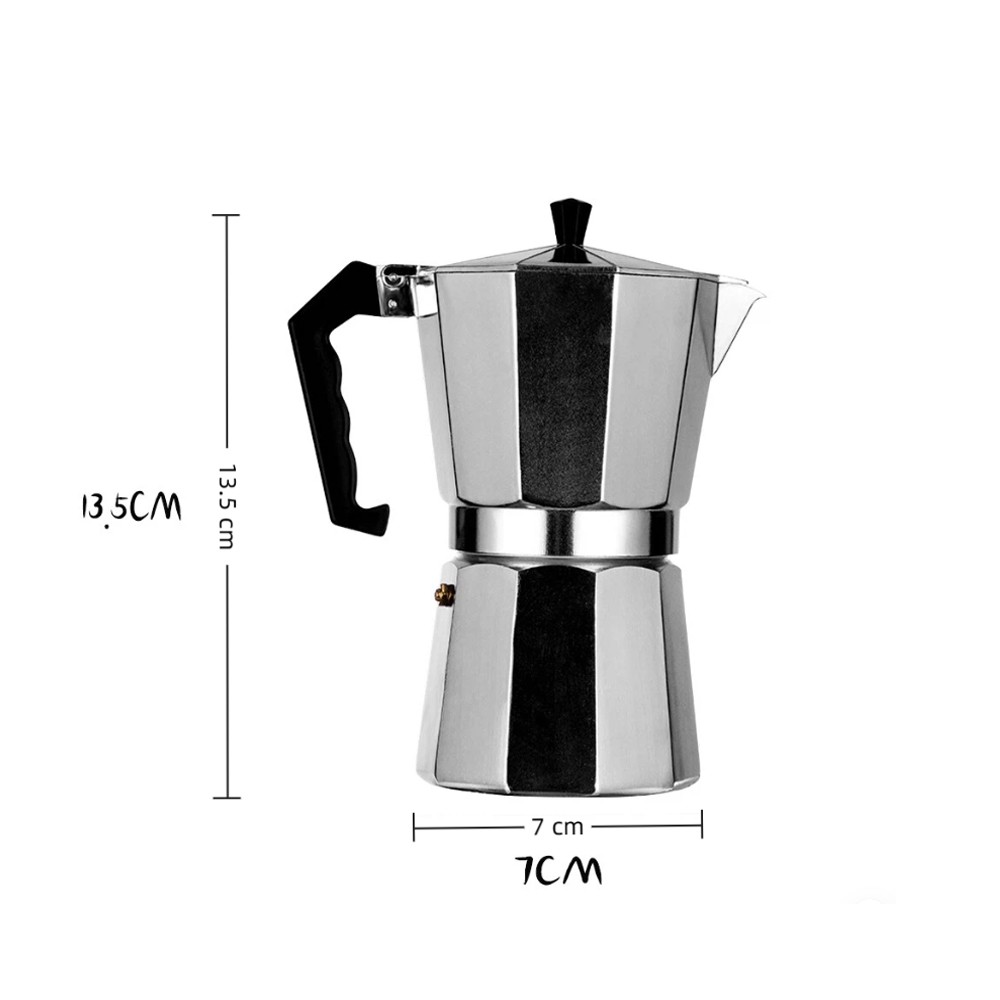 2 Cup Stove Top Coffee Percolator Moka Pot