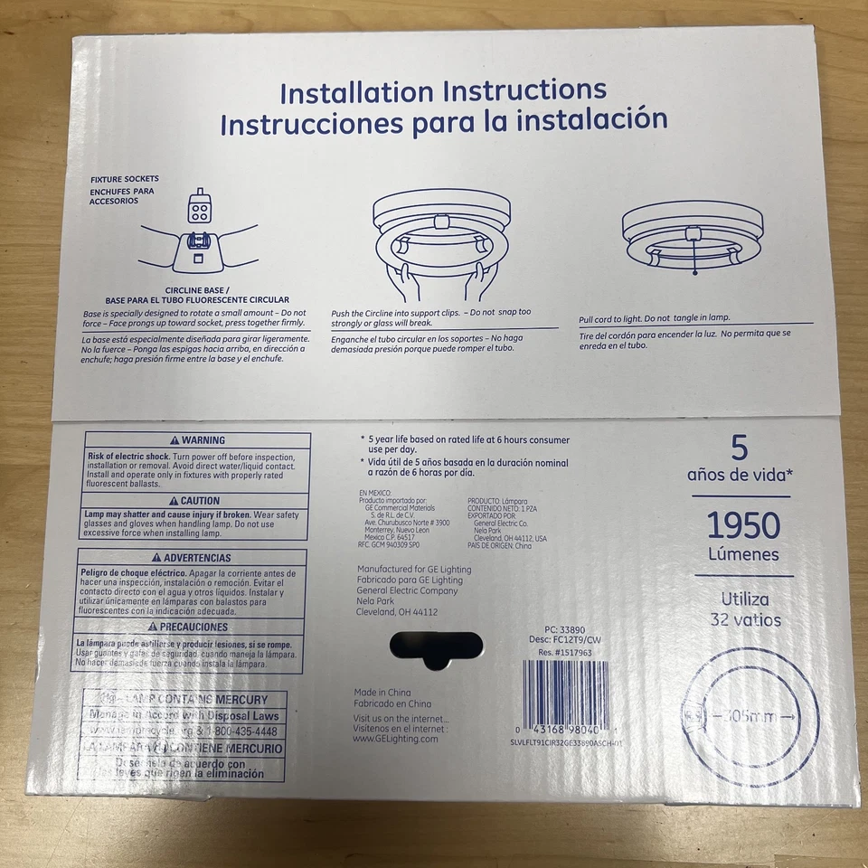 GE GENERAL ELECTRIC FC12T9/CW G.E. FLUORESCENT BULB [6-PACK] - Image 4 of 4