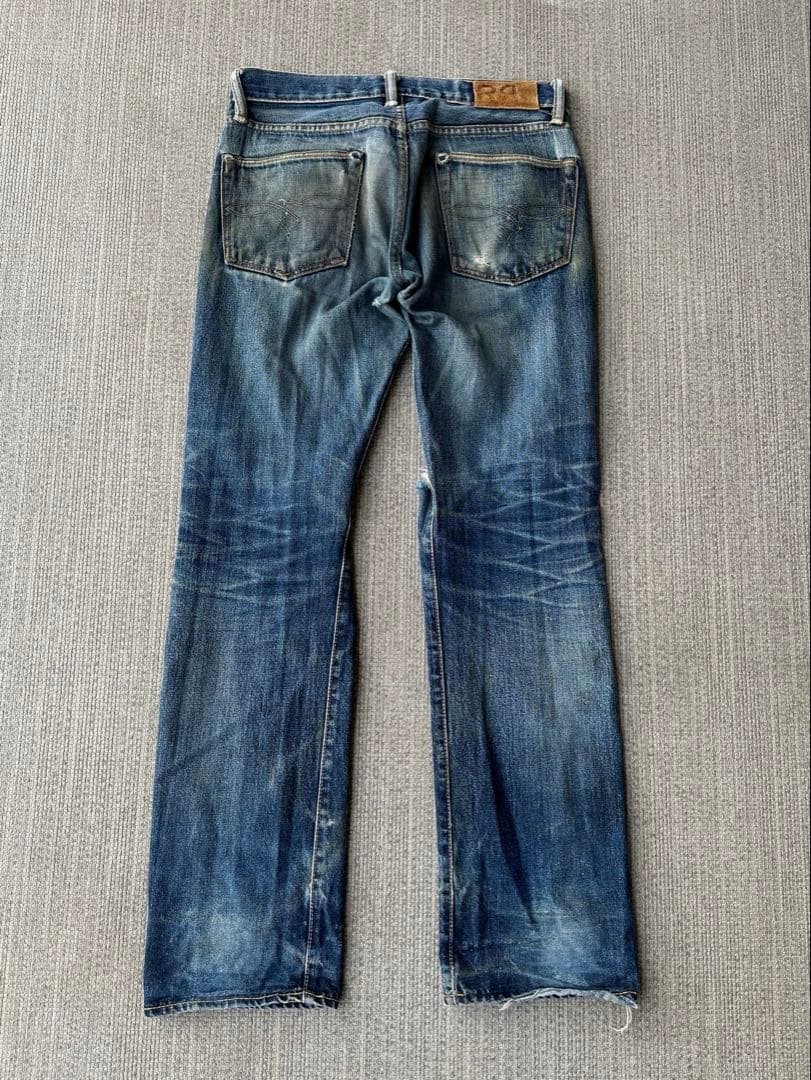 RRL mud processing low straight denim - image 2