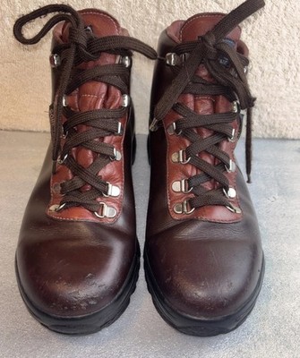 Vasque Gore Tex Sundowner Skywalk Leather Hiking Boots Women Size 9 M Italy