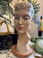 Mannequin Head Katherine’s Collection Art Deco Style Vintage Female Rare