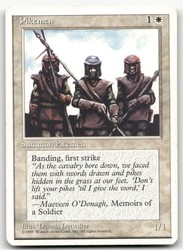 Pikemen - Fourth Edition #42 Common MTG