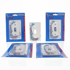 Leviton 89501-FLY Butterfly 1-Gang Toggle Ceramic Standard Wallplate Cover 5pcs
