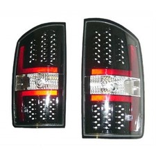 For Dodge Ram 150025003500 2002-2006 Tail Lights Set Performance Blackled