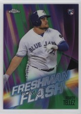 2019 Topps Chrome Freshman Flash Green Refractor 35/99 Rowdy Tellez #7 1q5
