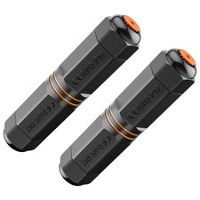 CAT6A Waterproof RJ45 Coupler IP68, 10Gbps CAT6A/CAT6/CAT5E/CAT5 Female-to-Fe...